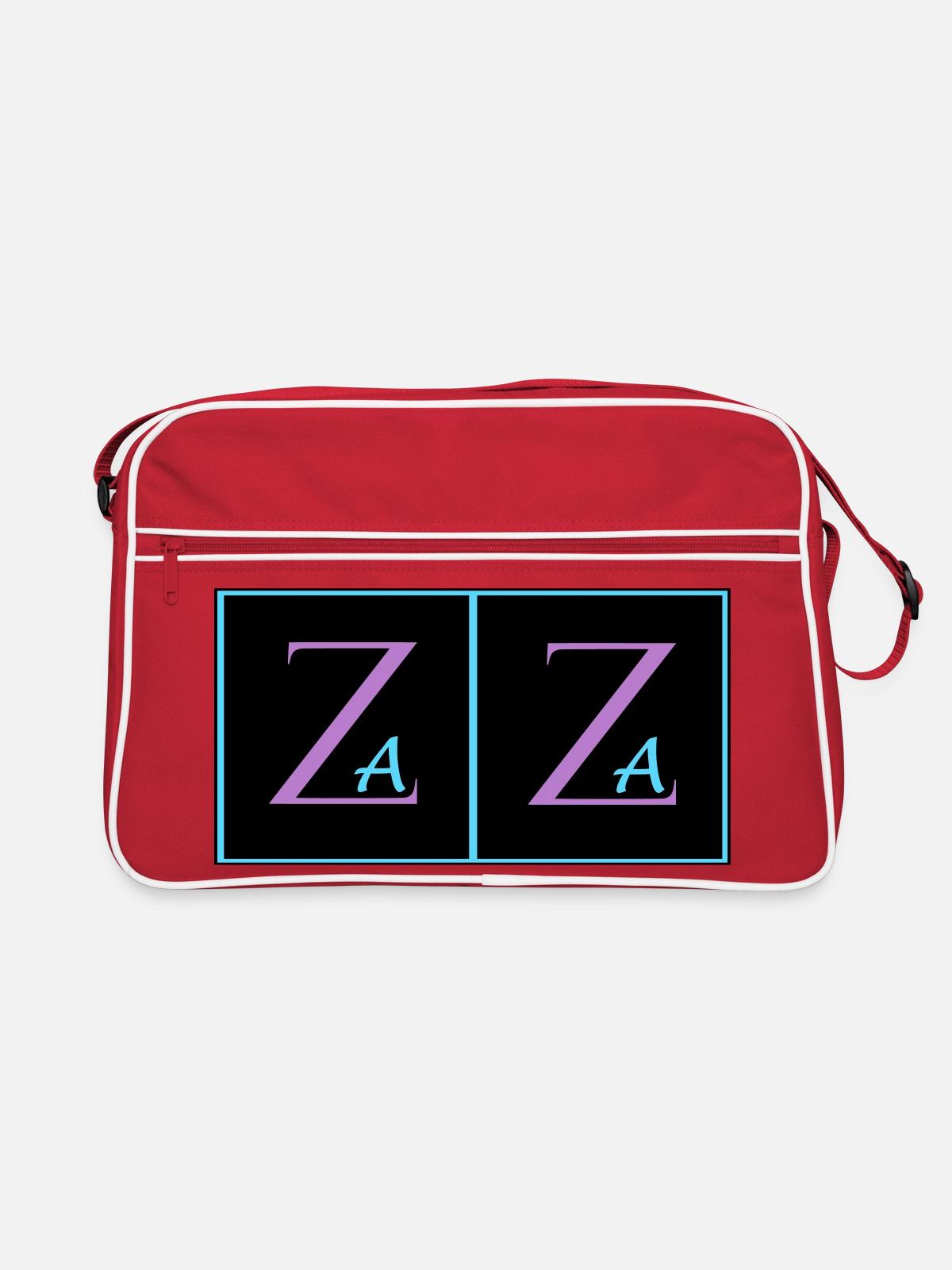Zaza - Retro Bag - red/white - Front