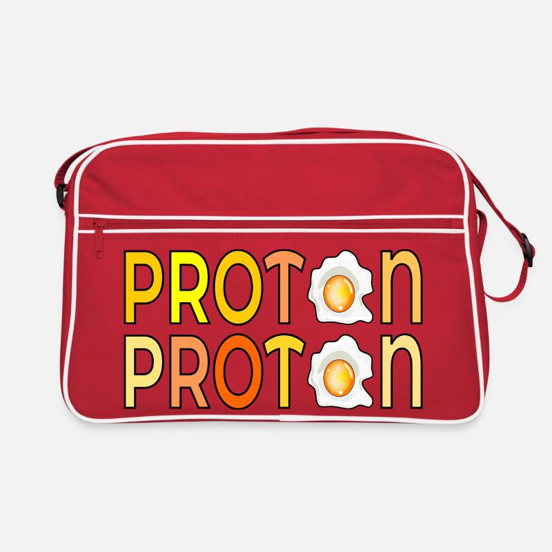 PROTEIN SPIEGELEIER EIER Retro Tasche