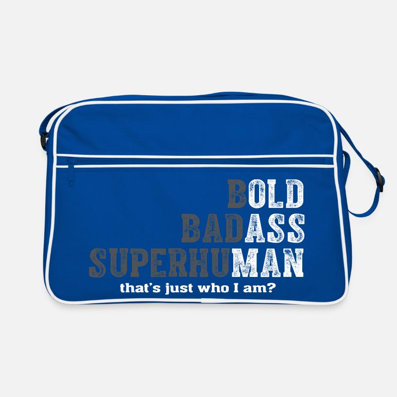 Bold Badass Superhuman Retro Tasche