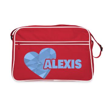 Mama Alexis - Retro Bag - red/white - Front