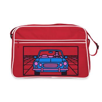 Retro Car Miami Logo - Sac Retro - rouge/blanc - Devant