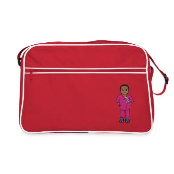 Uskan Selma - Sac Retro - rouge/blanc - Devant