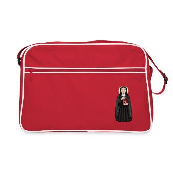 Sainte Birgitta - Sac Retro - rouge/blanc - Devant