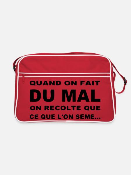 Karma - Sac Retro - rouge/blanc - Devant