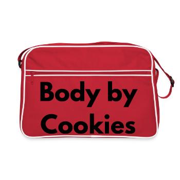 Body by cookies - Retro Bag - red/white - Front
