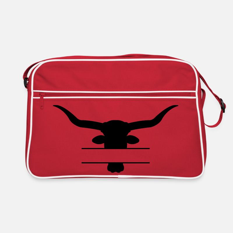 Longhorn split frame Retro Bag