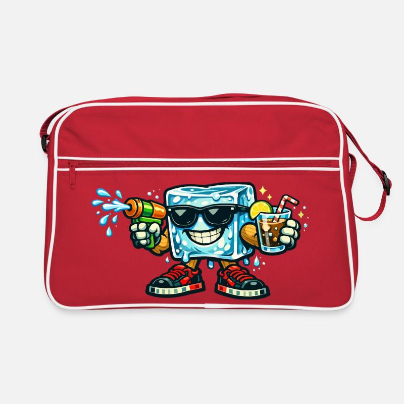 Éclaboussure d’été du bloc de glace Sac Retro
