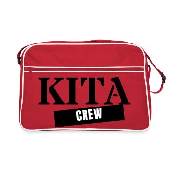 Kita Crew - Don pour l’éducatrice d’équipe de maternelle - Sac Retro - rouge/blanc - Devant