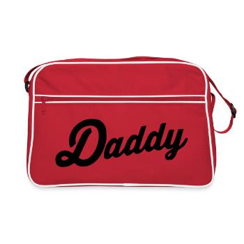 Daddy - Retro Tasche - Rot/Weiß - Vorne