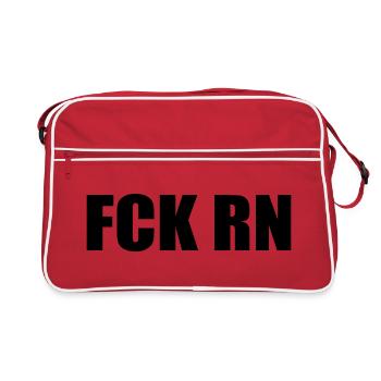 Fck rn - Sac Retro - rouge/blanc - Devant