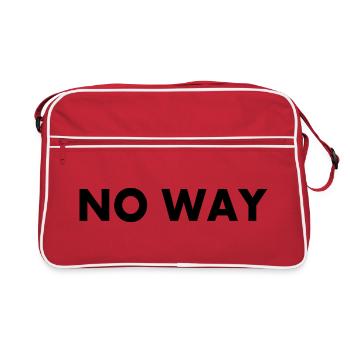 No way - Retro Bag - red/white - Front
