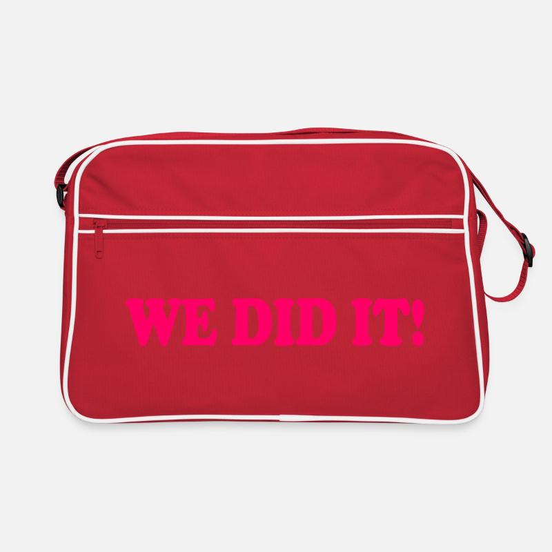 We did it Retro Tasche
