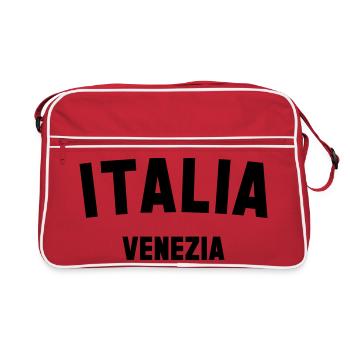 VENEDIG Venezia Italia Italy Italien - Retro Tasche - Rot/Weiß - Vorne