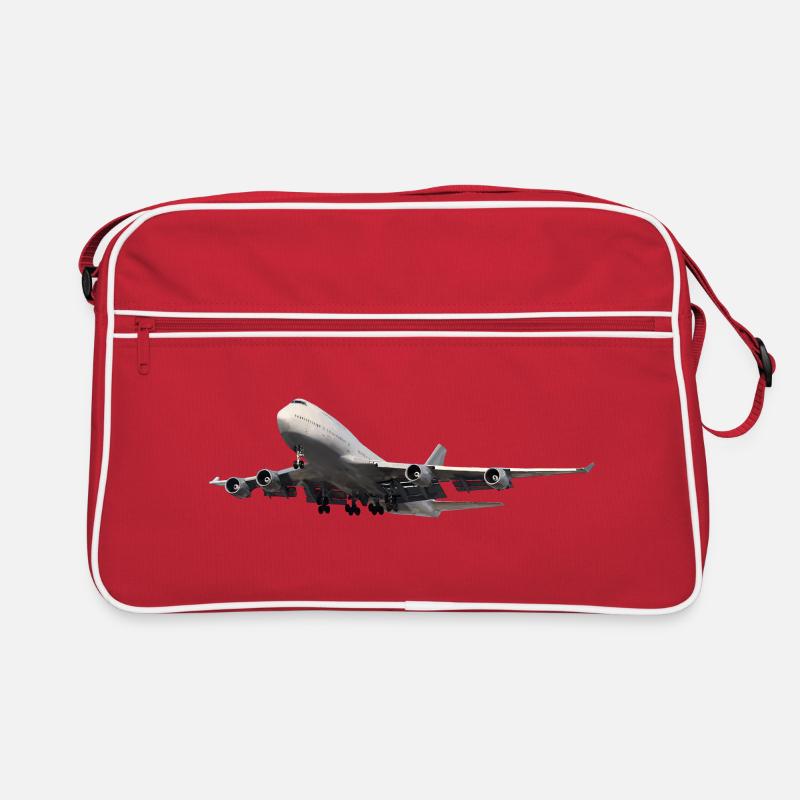 Passagierflugzeug Retro Tasche
