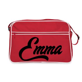 Emma Nom - Sac Retro - rouge/blanc - Devant