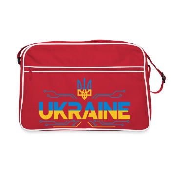 Ukraine Circuit Crest - Retro Bag - red/white - Front