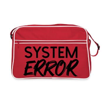 System failure - Retro Bag - red/white - Front