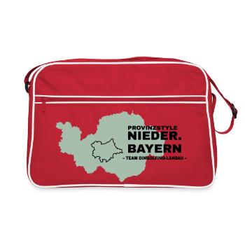 Basse-Bavière | DINGOLFING-LANDAU - Sac Retro - rouge/blanc - Devant