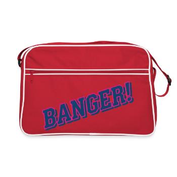 Banger! - Viral Internet Culture Humor Navy Pink - Retro Bag - red/white - Front