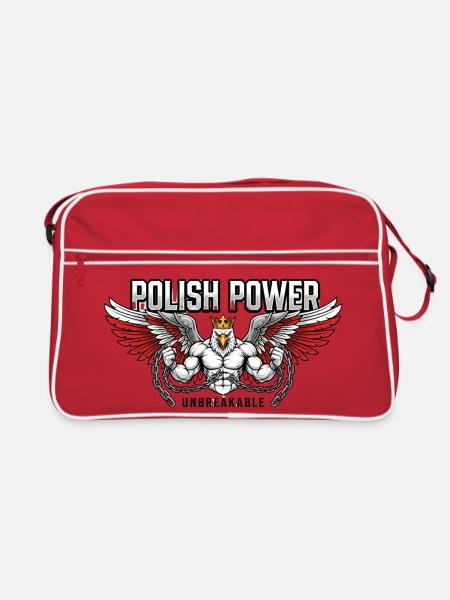 Pouvoir polonais - Husaria Gym Beast - Sac Retro - rouge/blanc - Devant