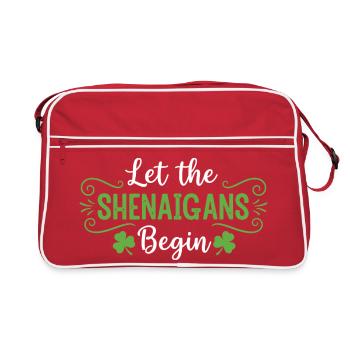 Let the Shenanigans Begin - Retro Bag - red/white - Front