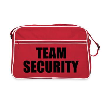 Team security - Sac Retro - rouge/blanc - Devant