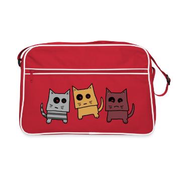 Promenade du chat - Sac Retro - rouge/blanc - Devant