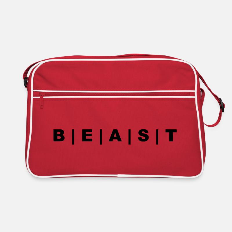 BEAST black Retro Tasche