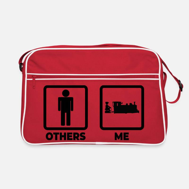 Leben eines Eisenbahners Retro Tasche