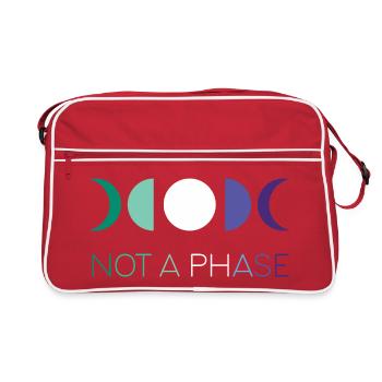 LGBTQ Pride Month - Not a Phase - Gays - Retro Bag - red/white - Front