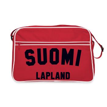 LAPLAND Suomi Lapland Finland - Retro Bag - red/white - Front