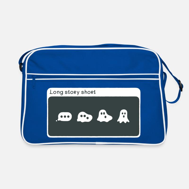 Cute Speak Bubble To Ghost Progression Retro Bag