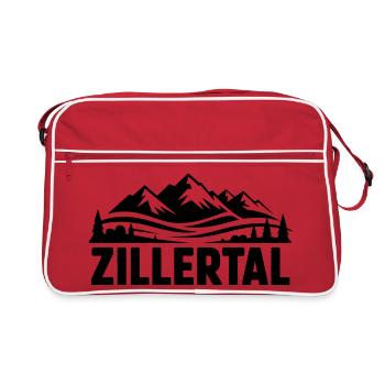 Zillertal - Souvenir Design - Sac Retro - rouge/blanc - Devant
