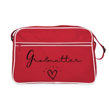 Großmutter - Retro Tasche - Rot/Weiß - Vorne