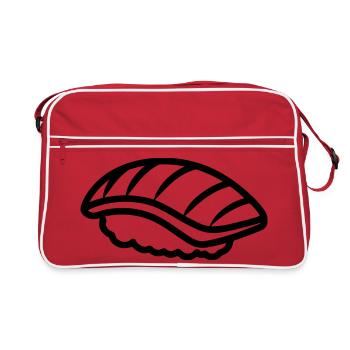 sushi - Retro Bag - red/white - Front