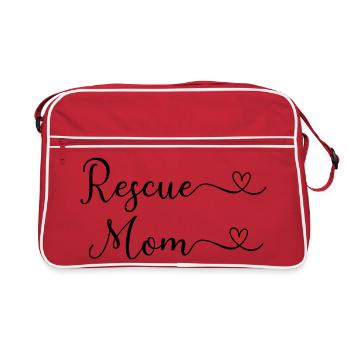 Maman de protection animale - Sac Retro - rouge/blanc - Devant
