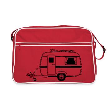 caravane - Sac Retro - rouge/blanc - Devant