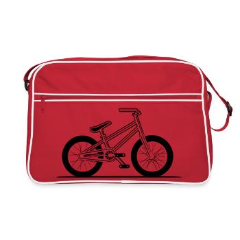 Croquis de vélo BMX - Sac Retro - rouge/blanc - Devant