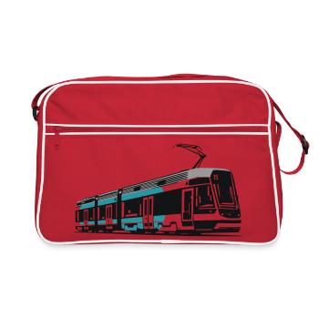 Helsinki Region Light Rail - Retro Bag - red/white - Front