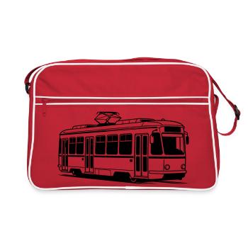 Tram - Retro Bag - red/white - Front
