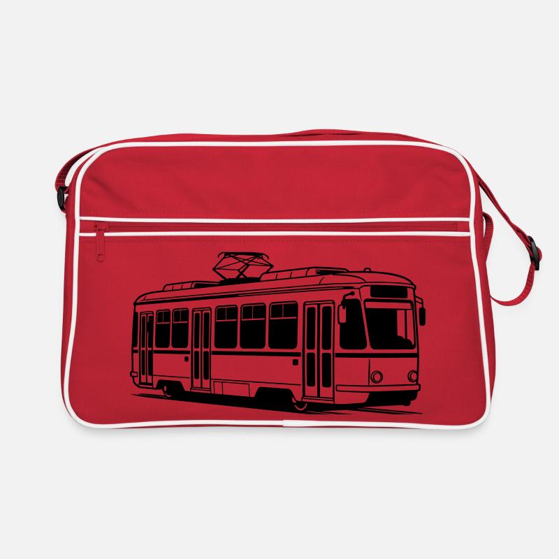 Straßenbahn Retro Tasche