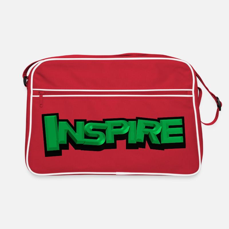 INSPIRE – Conception typographique 3D moderne Sac Retro