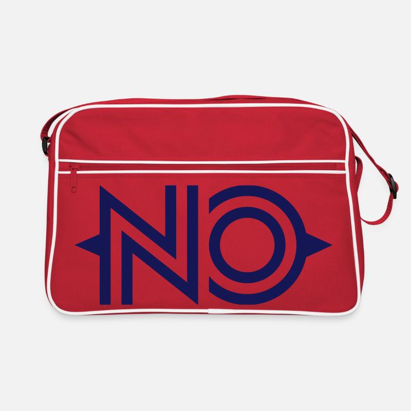 le NO original HB - Sac Retro - rouge/blanc