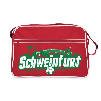 Schweinfurt Football Fan Merchandise Football Fan - Retro Bag - red/white - Front