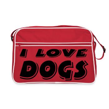 canine - Sac Retro - rouge/blanc - Devant