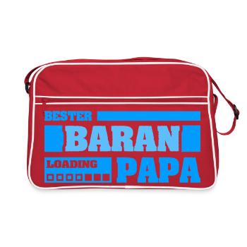 Baran comme prénom - Sac Retro - rouge/blanc - Devant