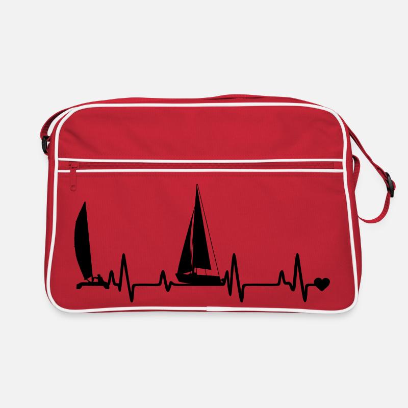 Segelboot Retro Tasche