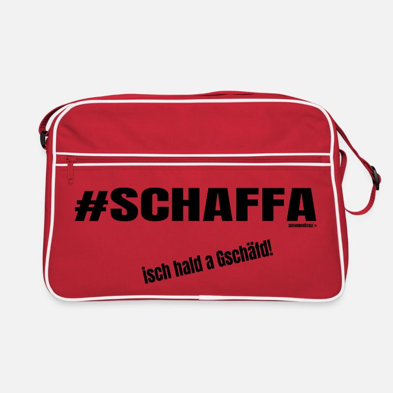 Work remains work Retro Bag