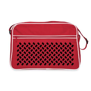 Samples from modules in repeat - Retro Bag - red/white - Front