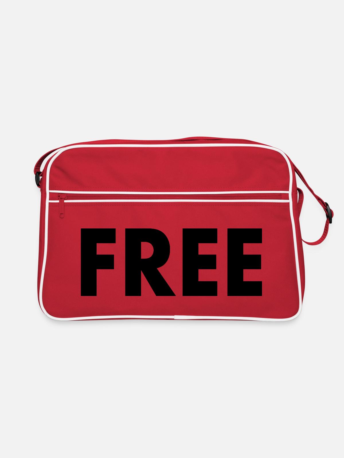 Free - Retro Bag - red/white - Front